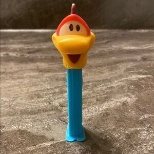 Rare Vintage European Pez-A-Saur He-Saur Pez Dispenser - Yellow with Blue Stem